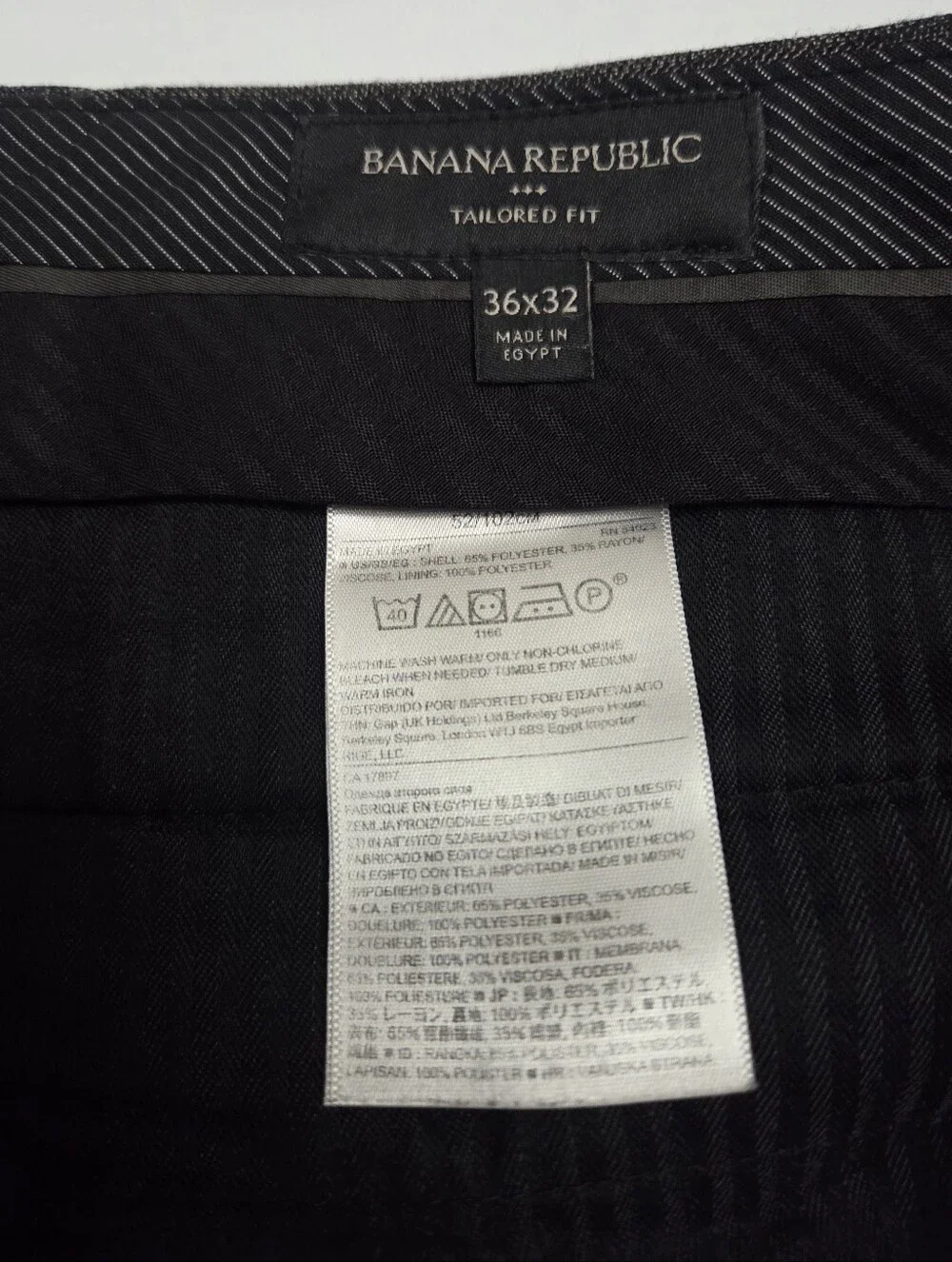 Banana Republic Men's Tailored Fit Dress Pants